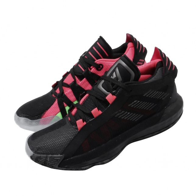 adidas Dame 6 GS Core Black Shock Red EH2791