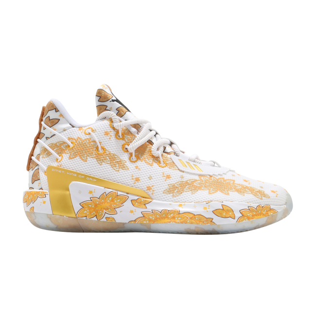 Adidas Dame 7 Cloud White / Gold Metallic