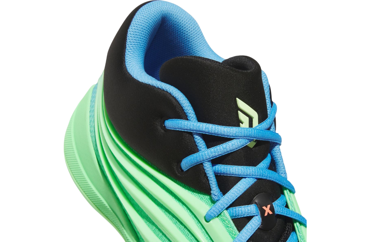 Adidas Dame X Lime Burst / Signal Coral