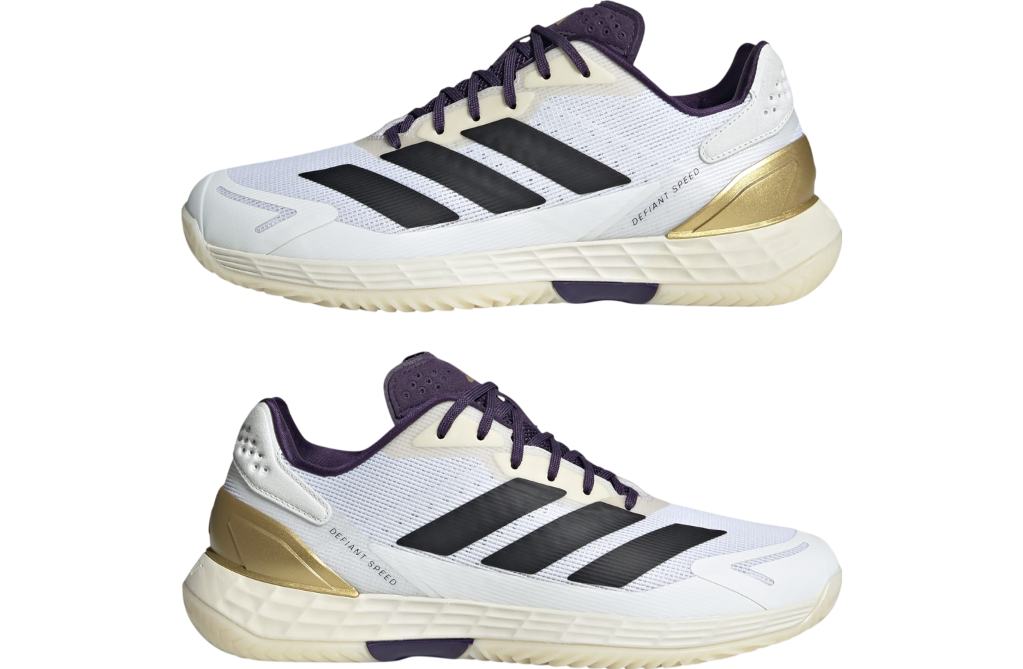 Adidas Defiant Speed 2 Cloud White / Core Black / Aurora Plum