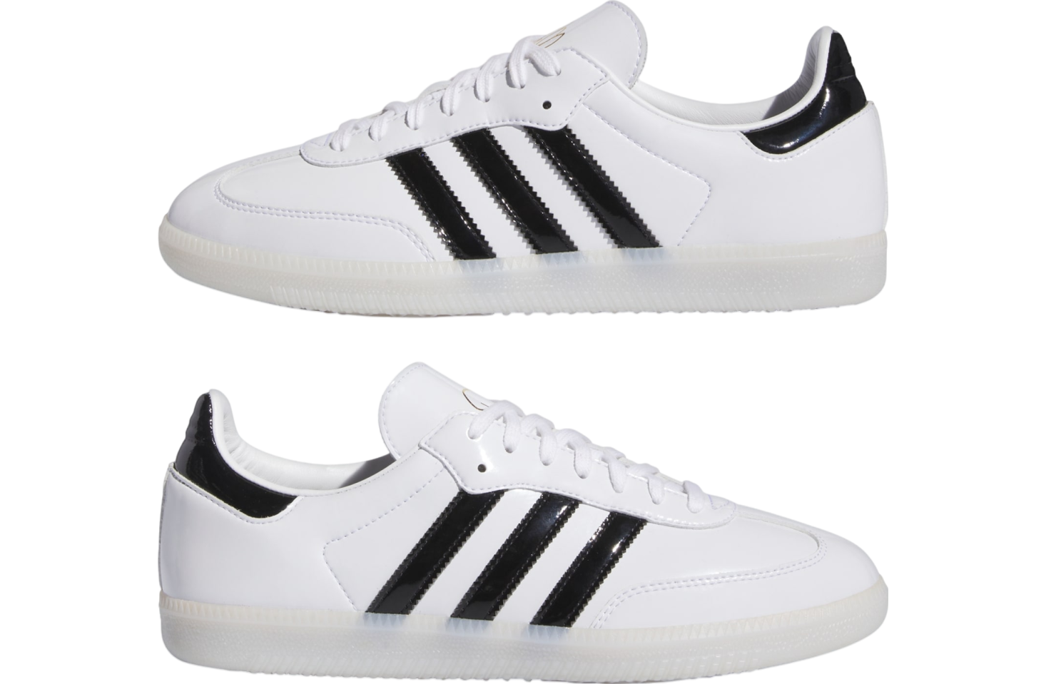 Adidas Dill Samba Patent Leather Cloud White / Core Black