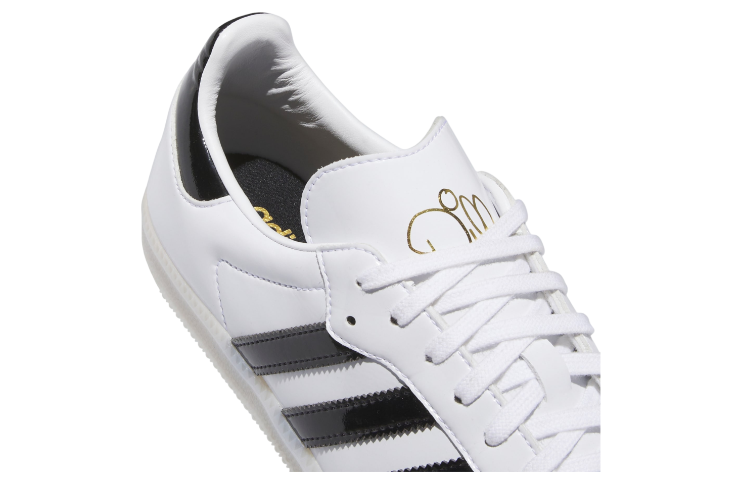 Adidas Dill Samba Patent Leather Cloud White / Core Black