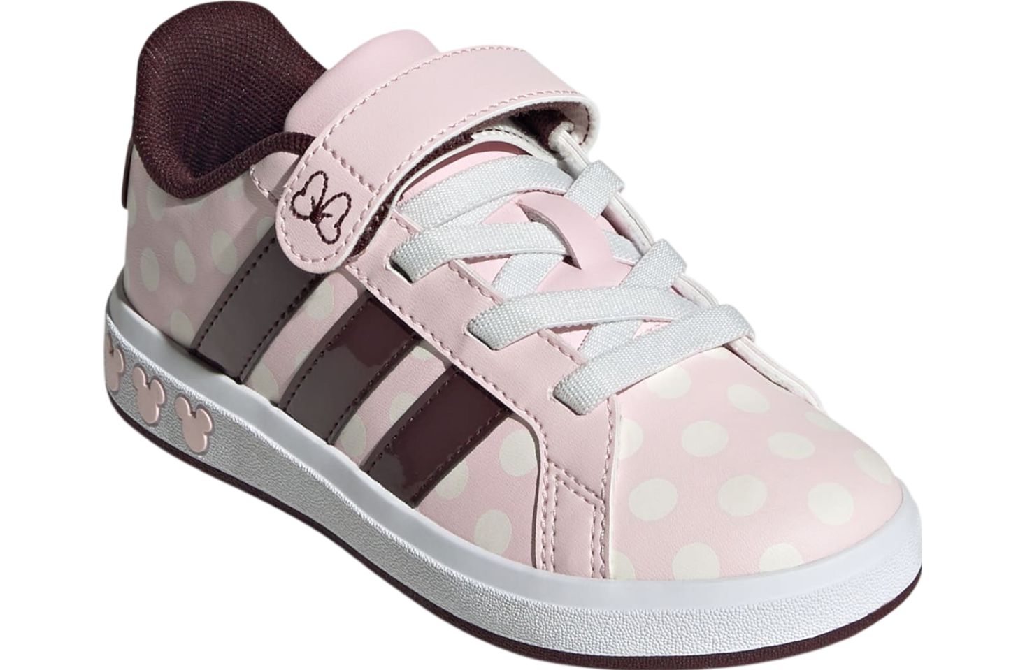 Adidas Disney Minnie Mouse Grand Court Gs Clear Pink / Aurora Ruby