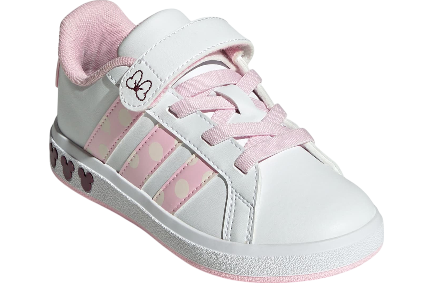 Adidas Disney Minnie Mouse Grand Court Gs Cloud White / Clear Pink