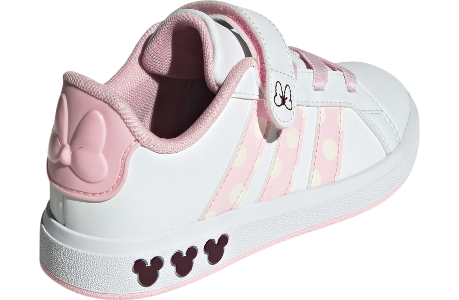 Adidas Disney Minnie Mouse Grand Court Gs Cloud White / Clear Pink