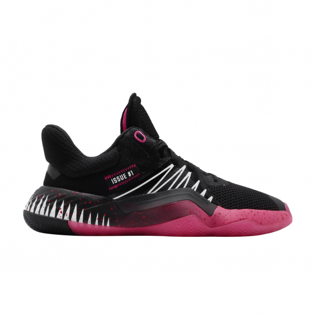 adidas DON Issue 1 GS Core Black Shock Pink Cloud White EF2934