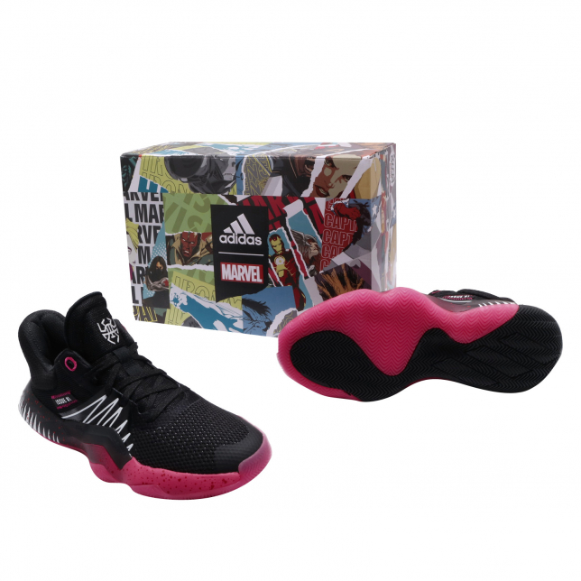 adidas DON Issue 1 GS Core Black Shock Pink Cloud White EF2934