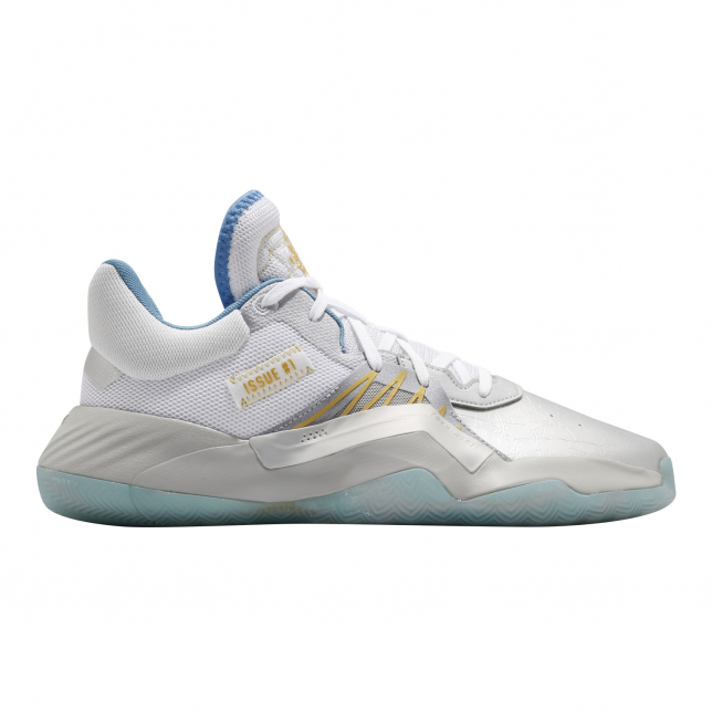 adidas DON Issue 1 Light Blue Gold Metallic