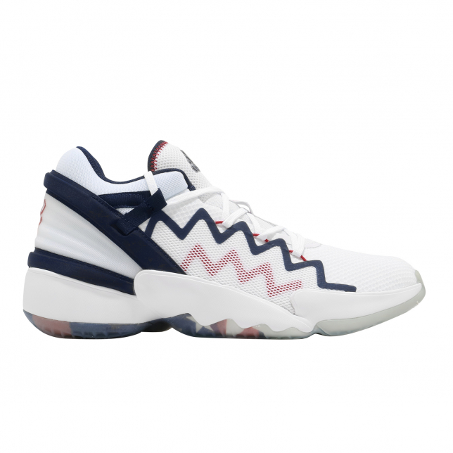 adidas DON Issue 2 GCA White Team Navy