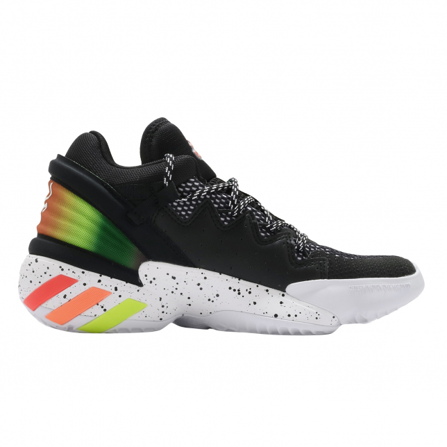 adidas DON Issue 2 GS Core Black Cloud White Solar Red FZ1423