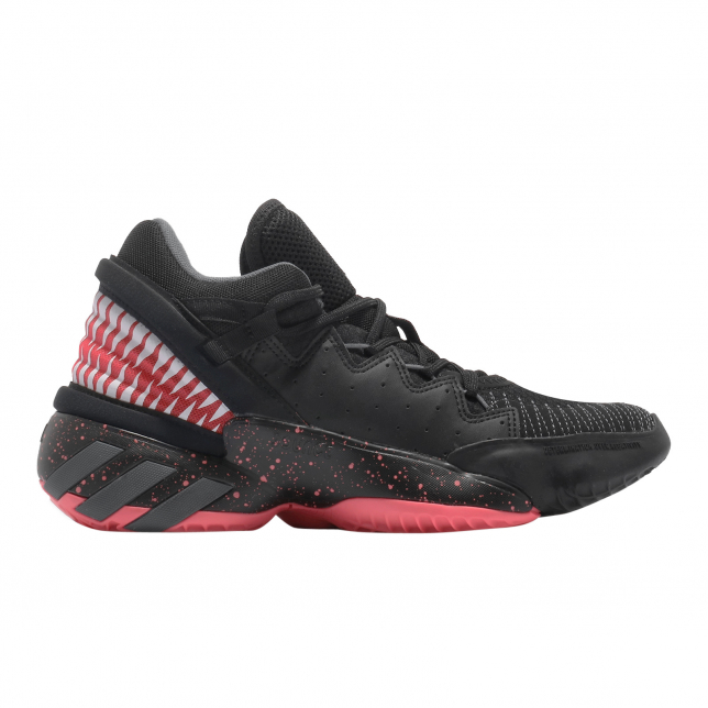 adidas DON Issue 2 GS Core Black Signal Pink