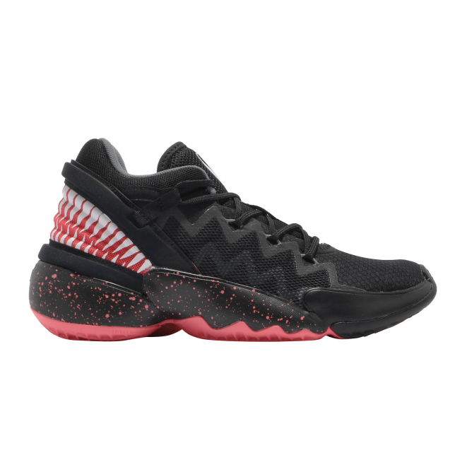 adidas DON Issue 2 GS Core Black Signal Pink