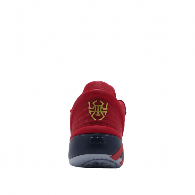 adidas DON Issue 2 Scarlet Team Navy Gold Metallic - Feb 2021 - FZ1448