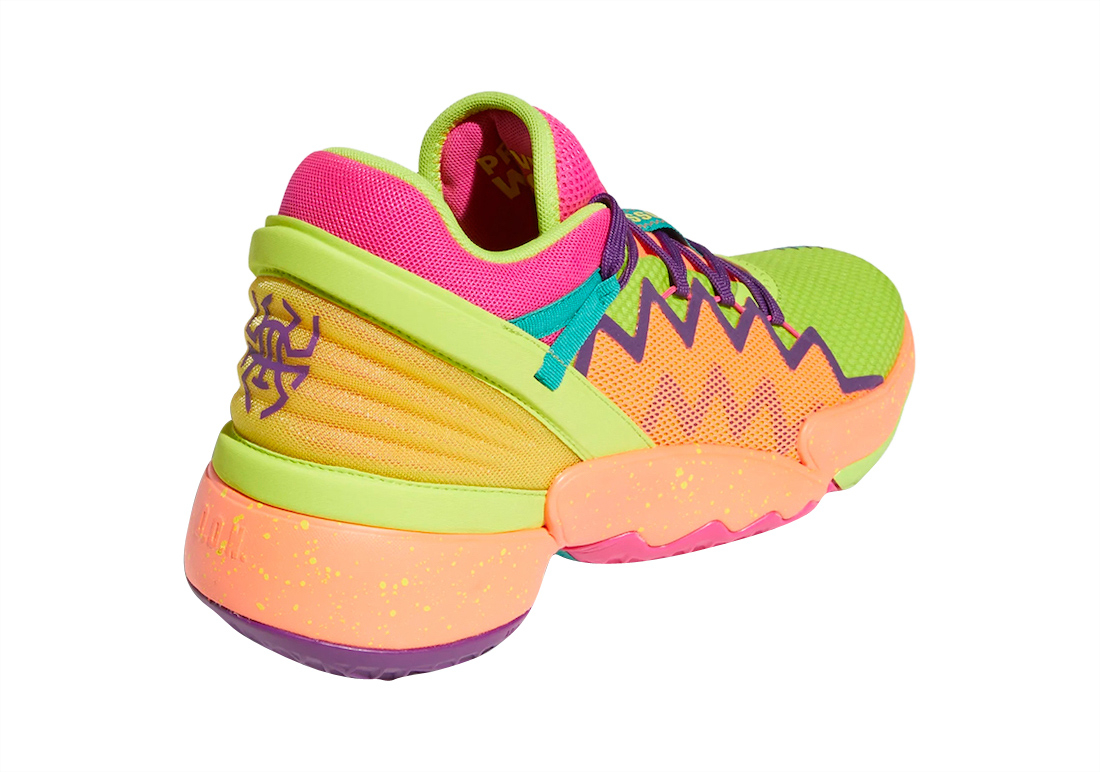 adidas DON Issue 2 Shock Pink Solar Slime FX4488