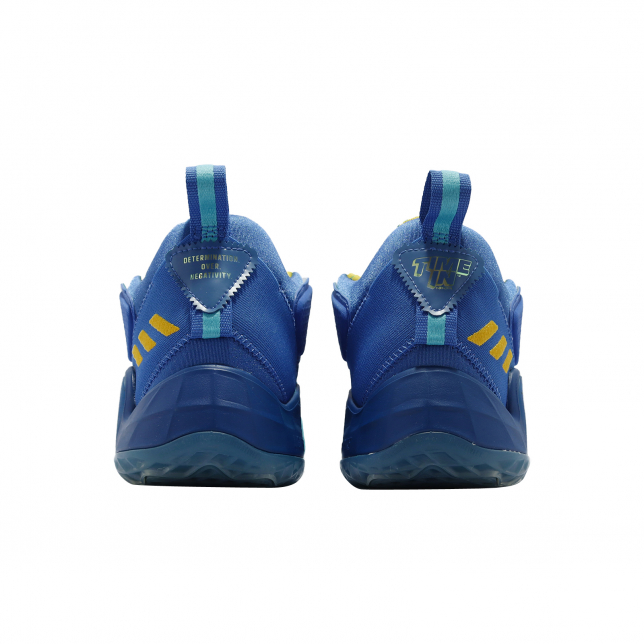adidas DON Issue 3 Blue Yellow Bright Cyan - Apr 2022 - GW3951