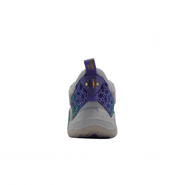adidas DON Issue 3 Clear Grey Purple Rush GW3645