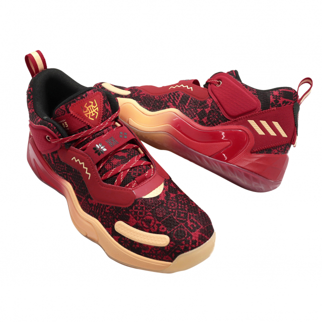 adidas DON Issue 3 Scarlet - Jun 2022 - GY0328 - KicksOnFire.com