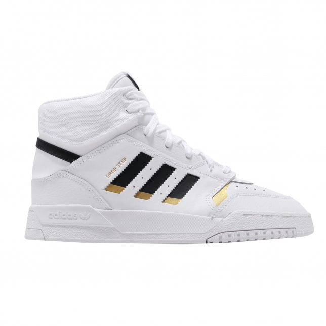 adidas Drop Step Footwear White Core Black Gold Metallic EE5926