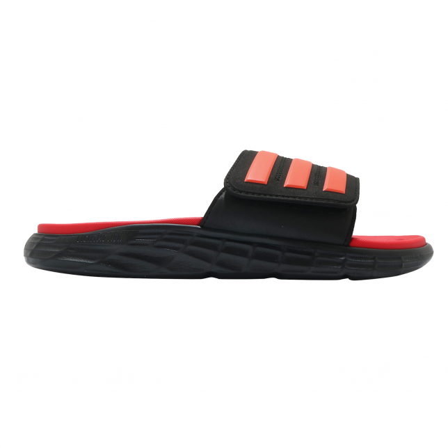 adidas Duramo SL Slide Core Black Solar Red - Mar 2021 - FY8787