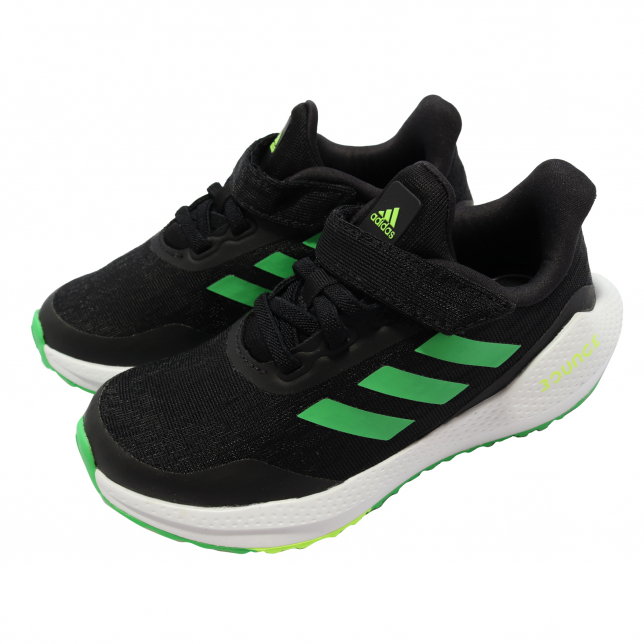adidas EQ21 Run GS Core Black Green Signal