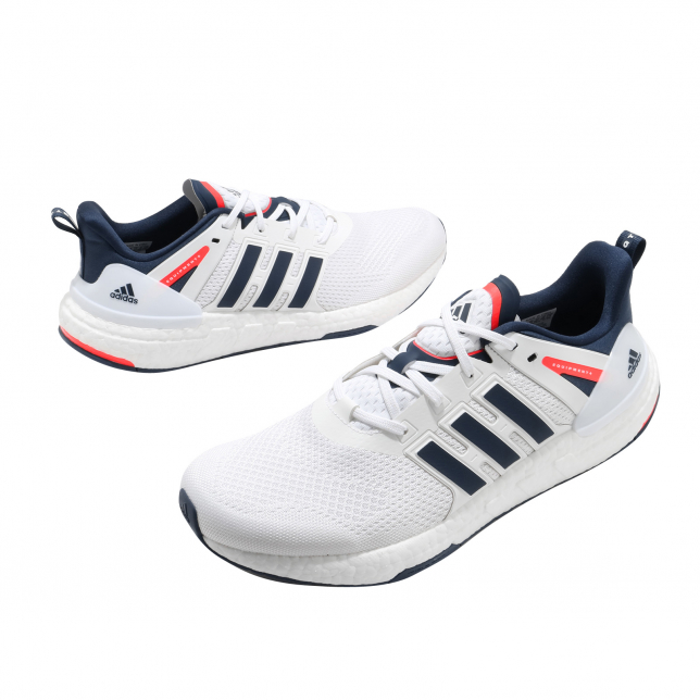 adidas Equipment Plus Footwear White Crew Navy Solar Red