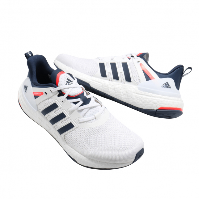 adidas Equipment Plus Footwear White Crew Navy Solar Red H02758