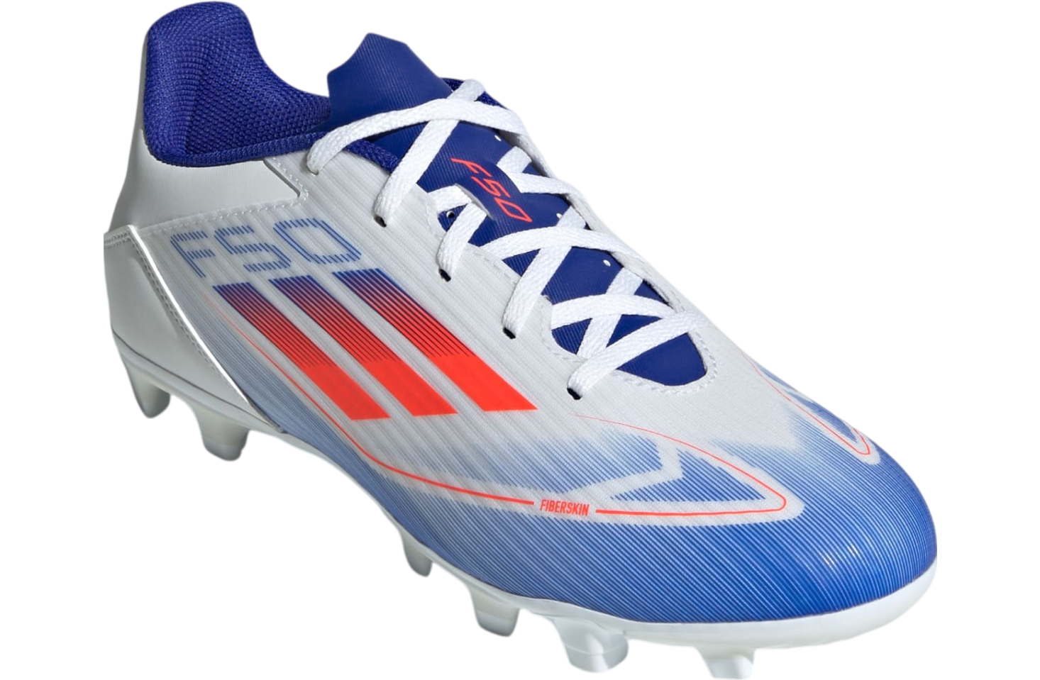 Adidas F50 Club Flexible Ground Cloud White / Solar Red