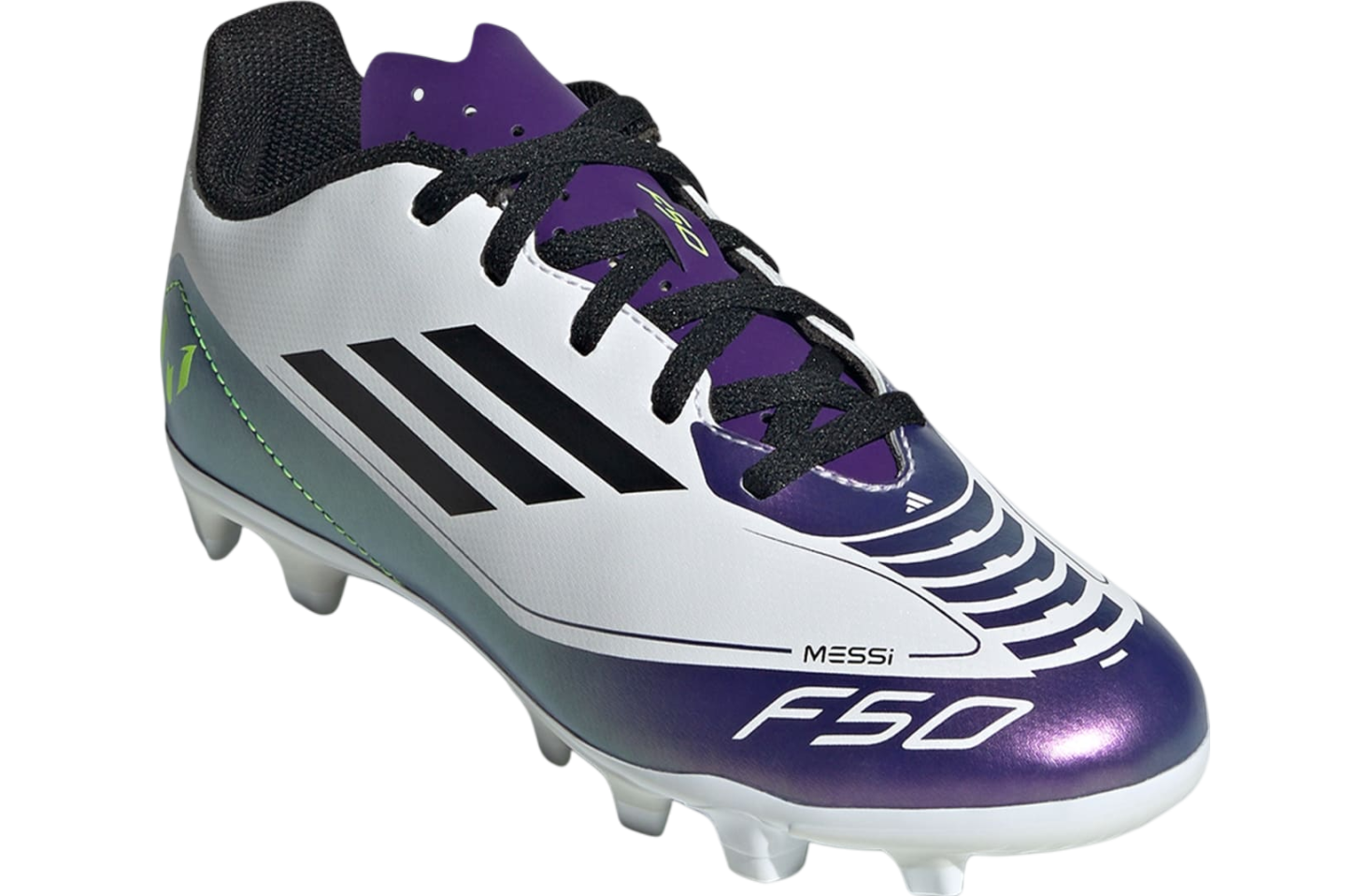 Adidas F50 Club Messi Multi-Ground GS Cloud White / Core Black