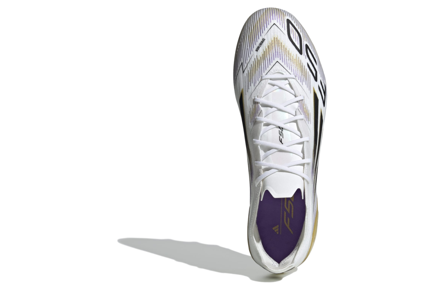 Adidas F50 Elite Ag Cloud White / Core Black / Gold Metallic