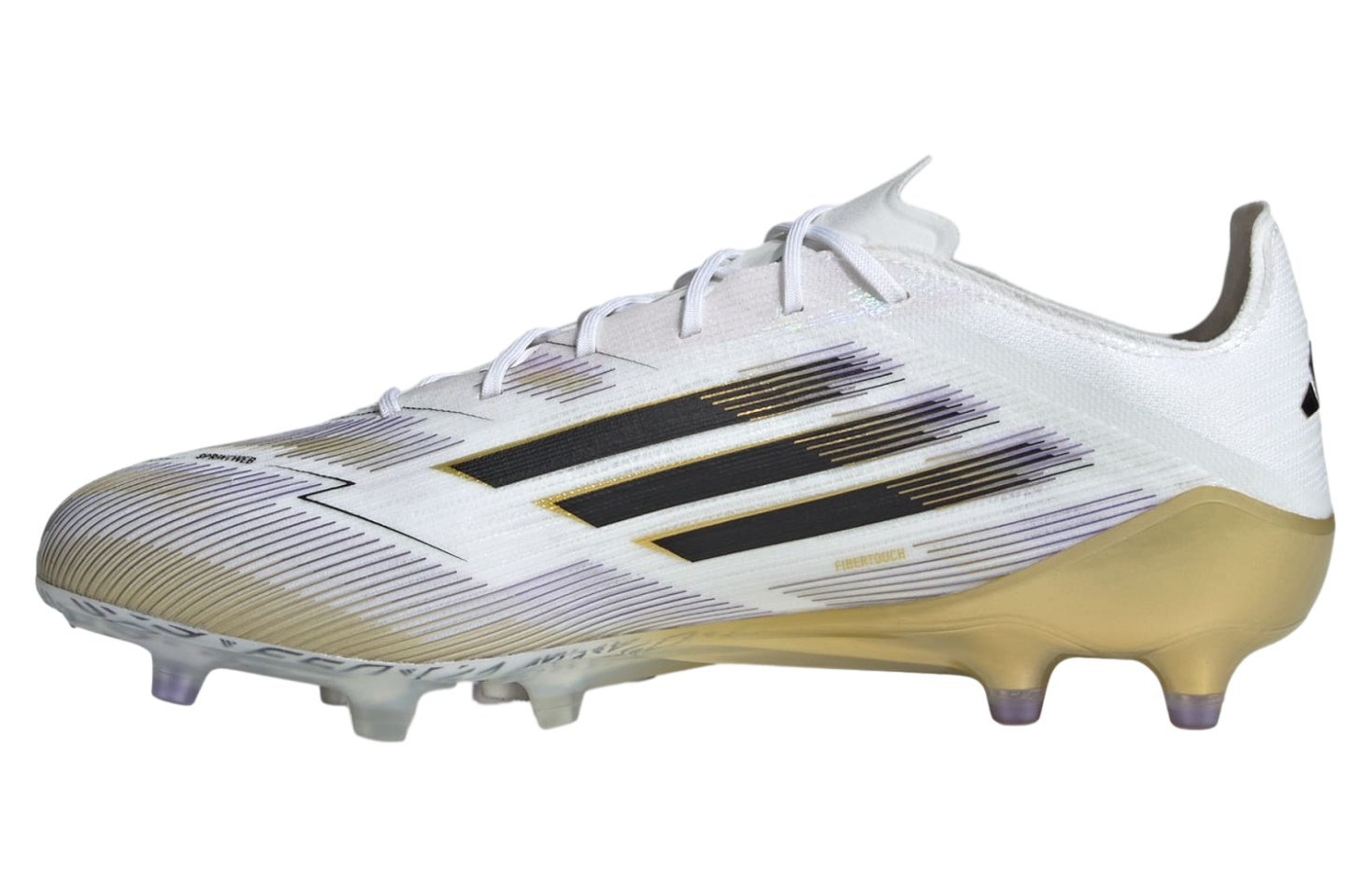 Adidas F50 Elite Ag Cloud White / Core Black / Gold Metallic