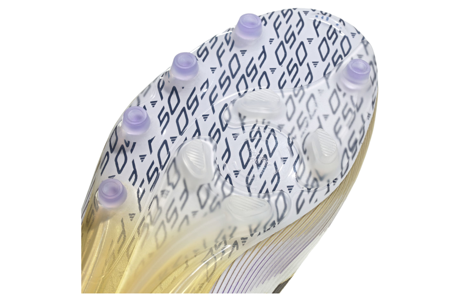 Adidas F50 Elite Ag Cloud White / Core Black / Gold Metallic