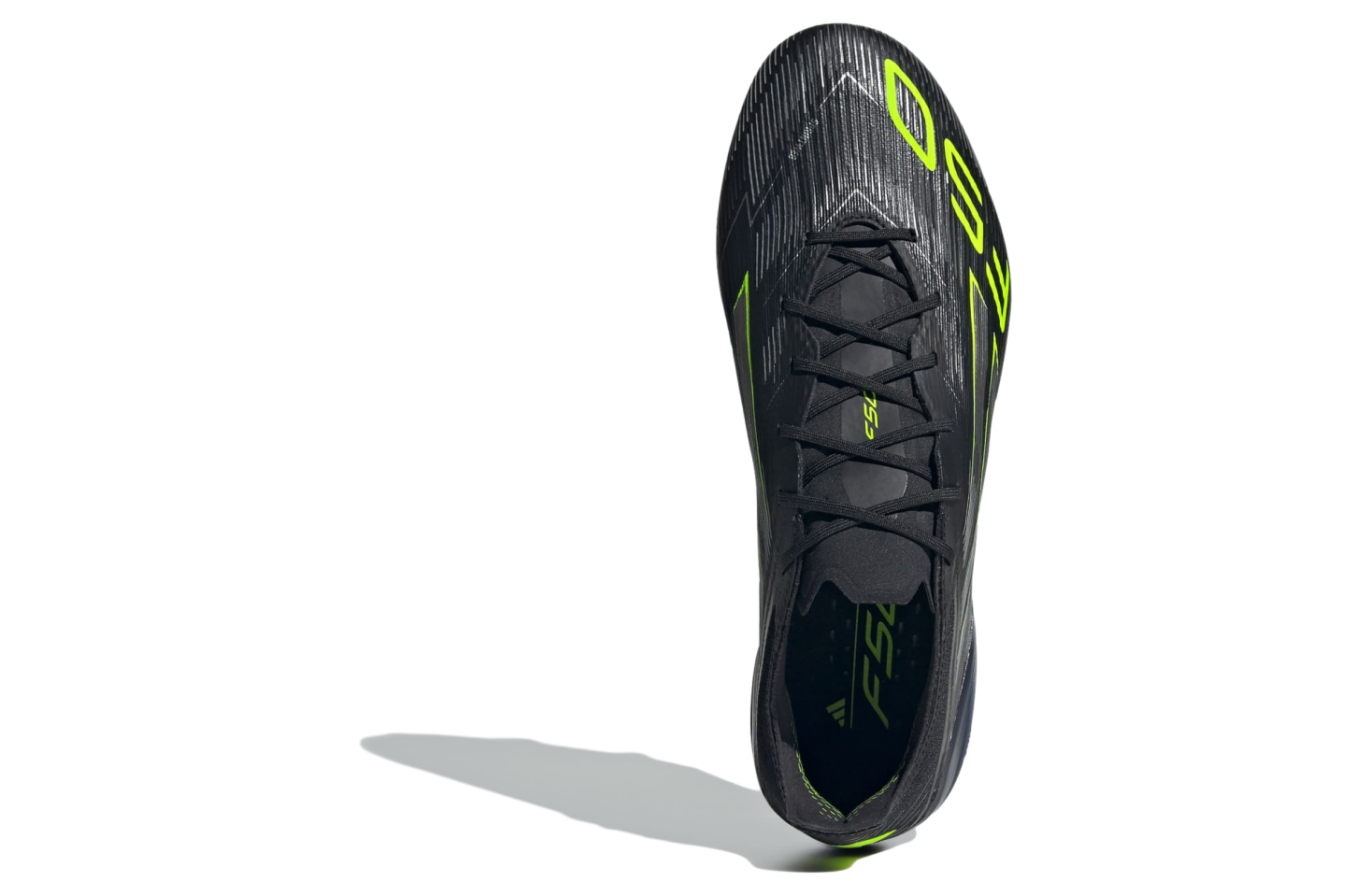 Adidas F50 Elite Fg Core Black / Iron Metallic / Lucid Lemon