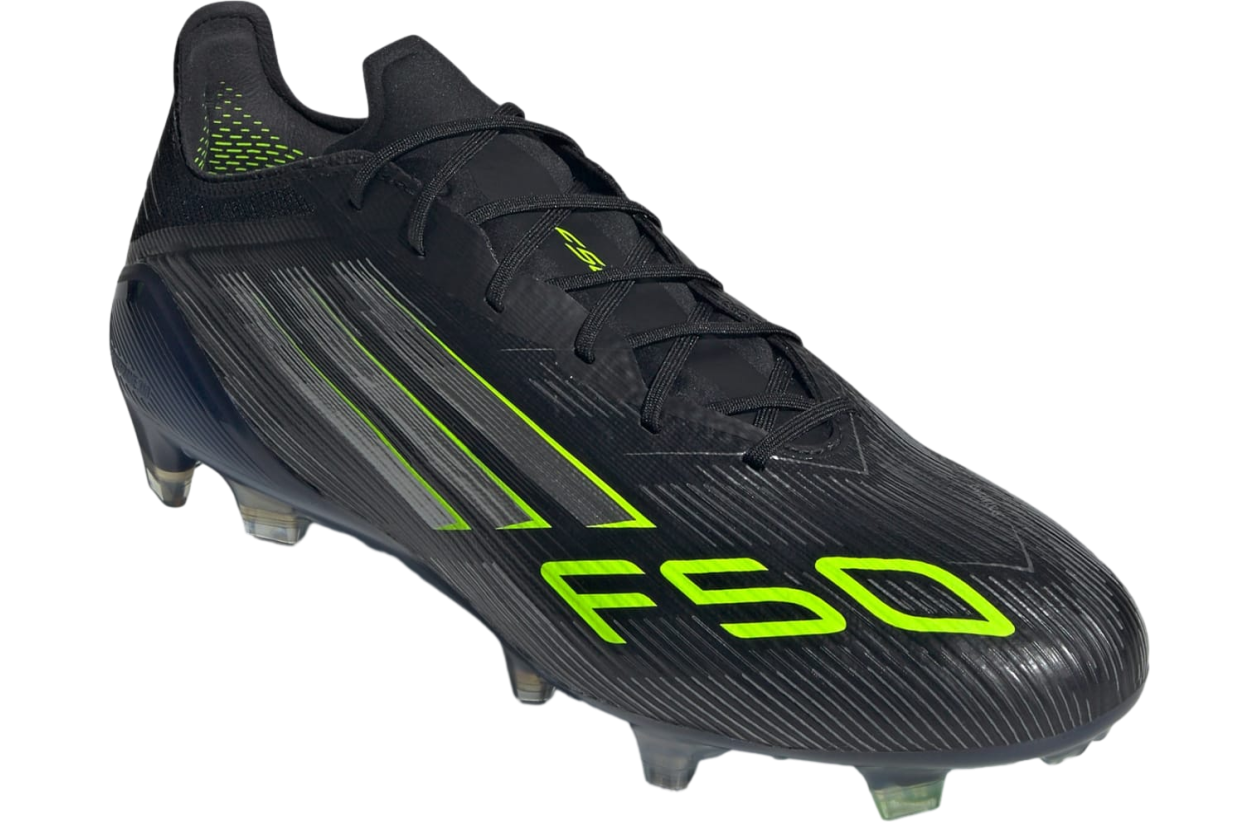 Adidas F50 Elite Fg Core Black / Iron Metallic / Lucid Lemon
