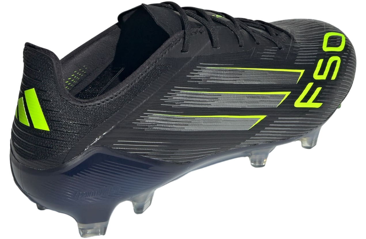 Adidas F50 Elite Fg Core Black / Iron Metallic / Lucid Lemon