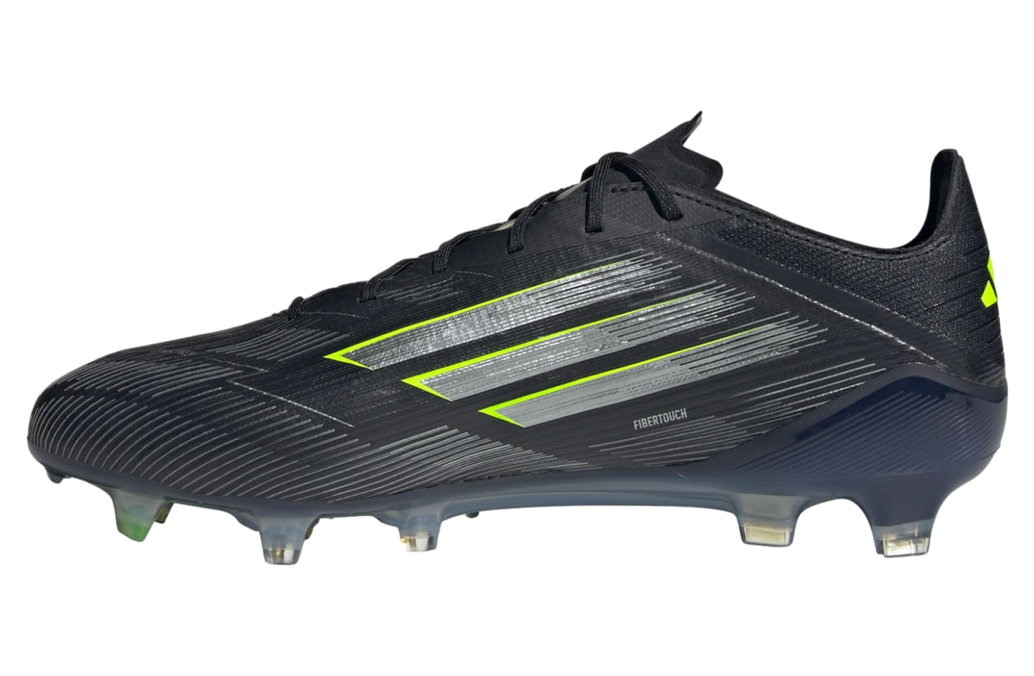 Adidas F50 Elite Fg Core Black / Iron Metallic / Lucid Lemon