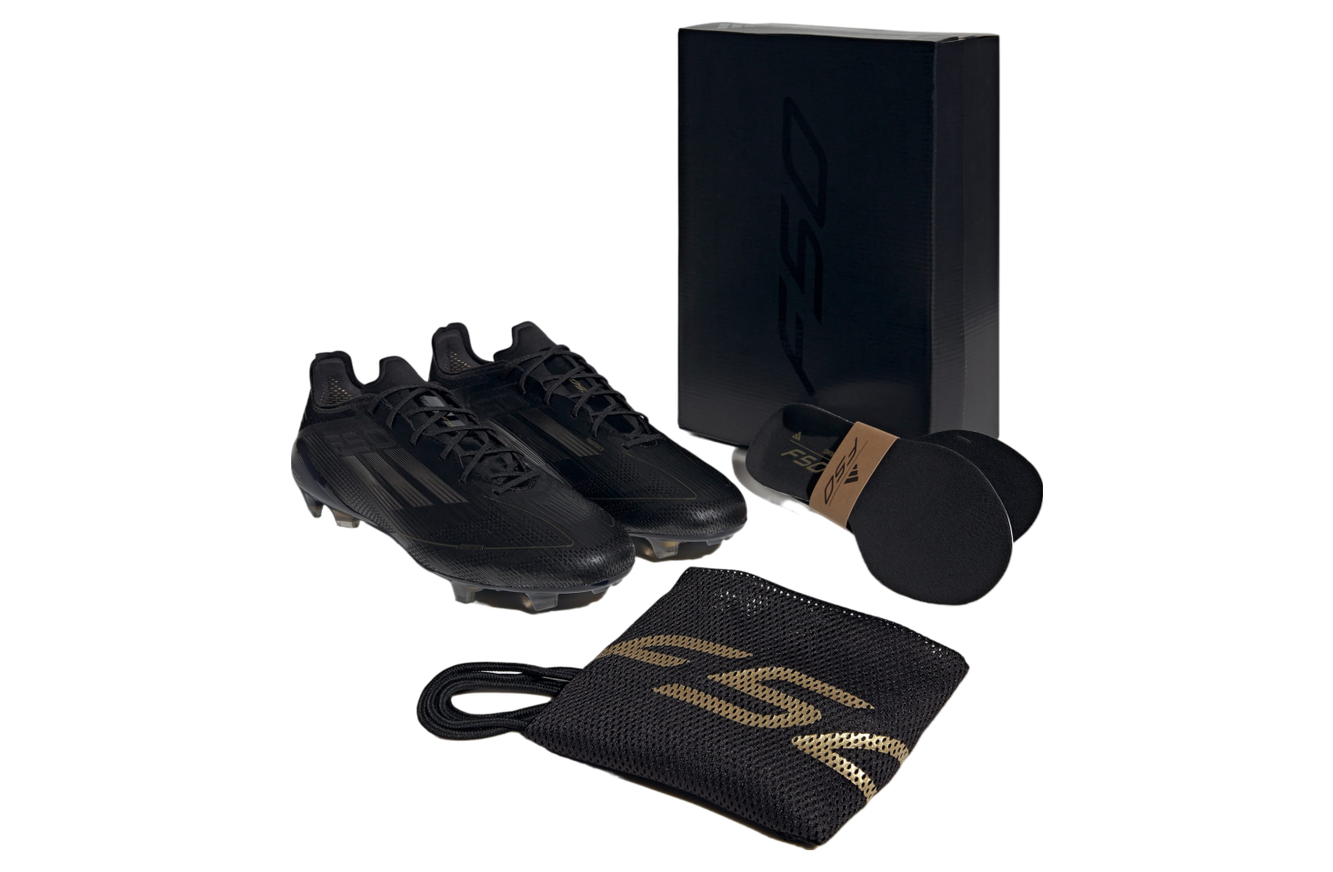 Adidas F50 Elite FG WMNS Core Black / Iron Metallic