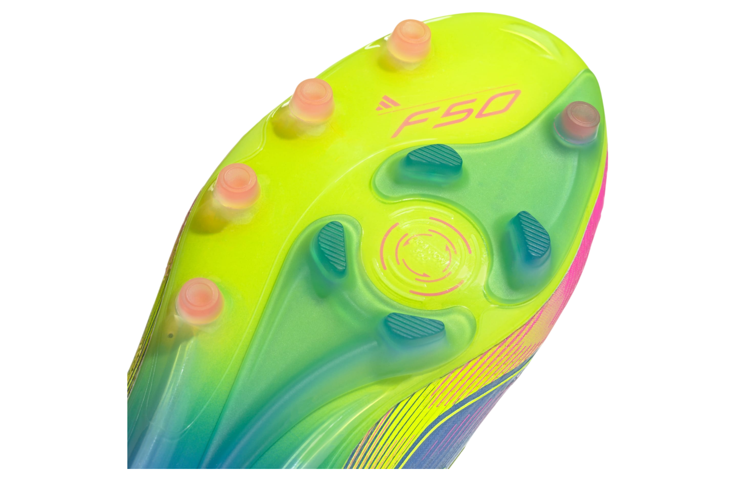 Adidas F50 Elite Laceless AG Blue Fusion / Lucid Lemon