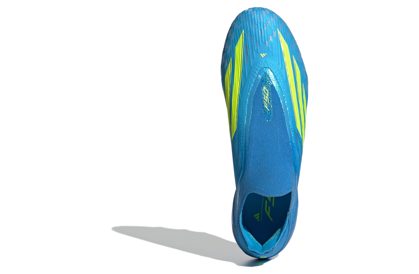 Adidas F50 Elite Laceless Artificial Ground Lucid Ray Blue / Team Solar Yellow 2