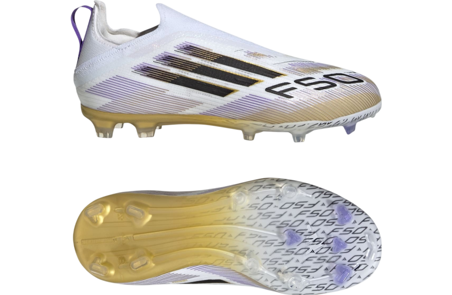 adidas アディダス F50 ELITE HG/AG JAPAN(パープル×ホワイト