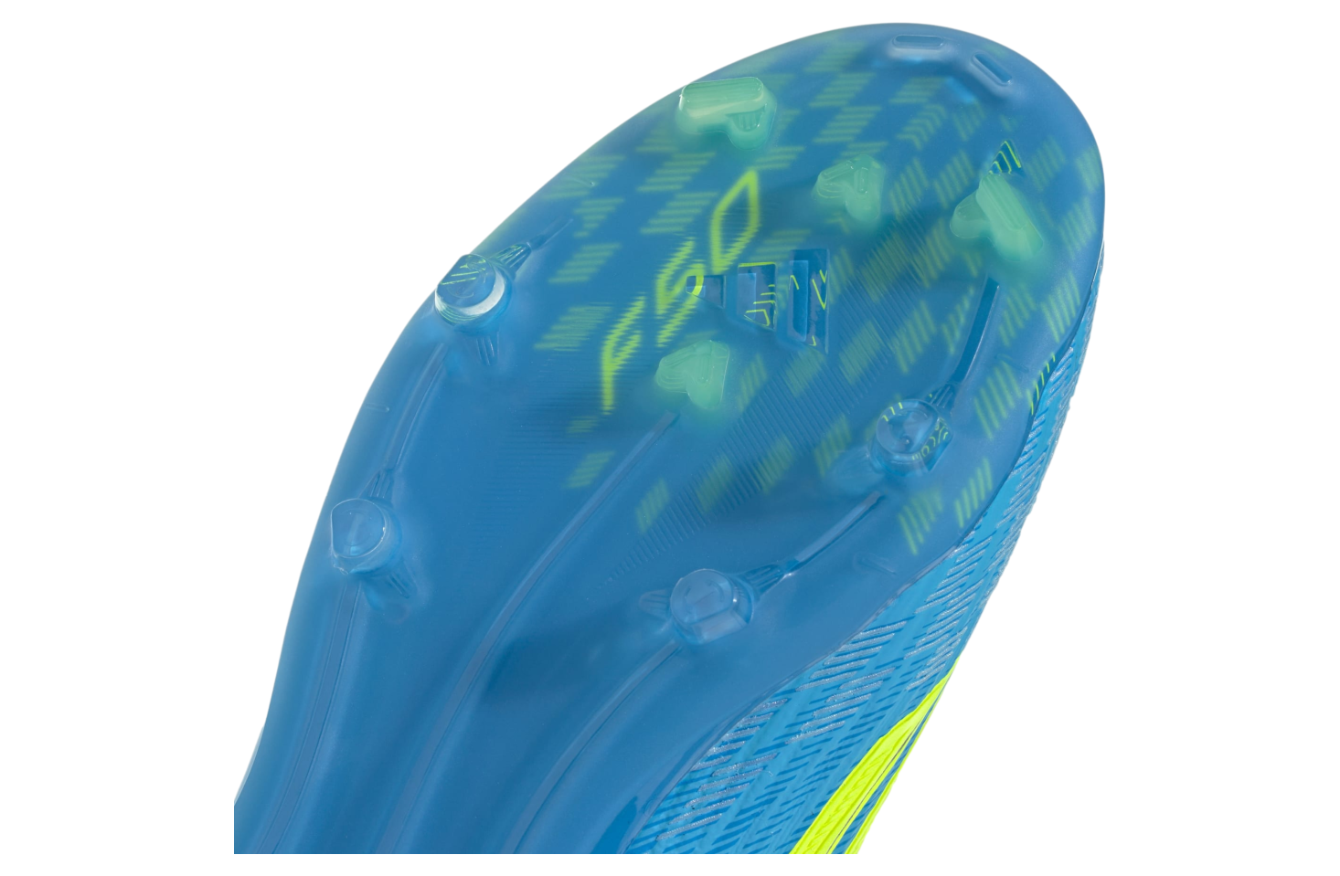 Adidas F50 Elite Laceless FG GS Lucid Ray Blue / Team Solar Yellow 2