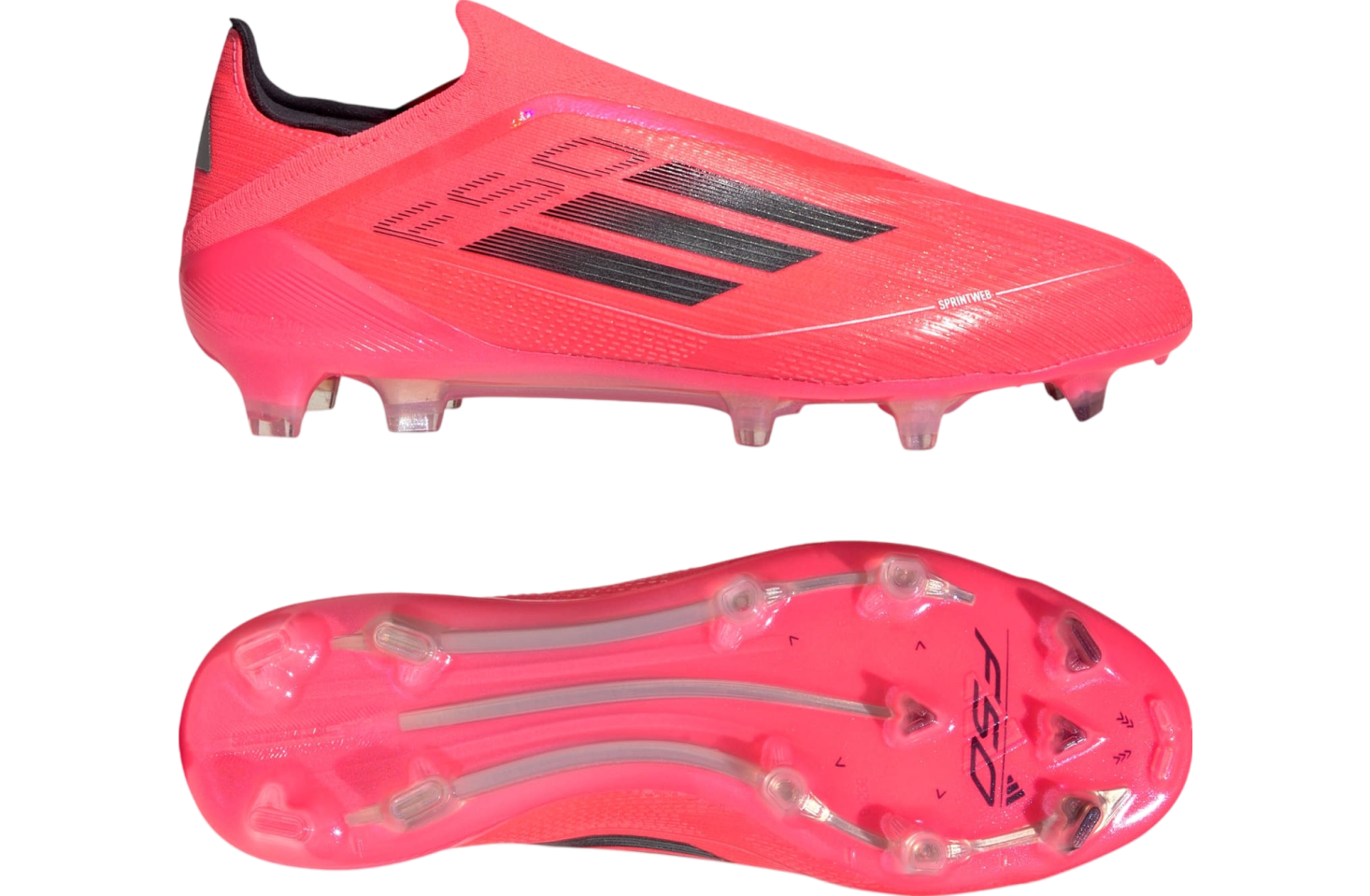 Adidas F50 Elite Laceless FG Turbo / Aurora Black