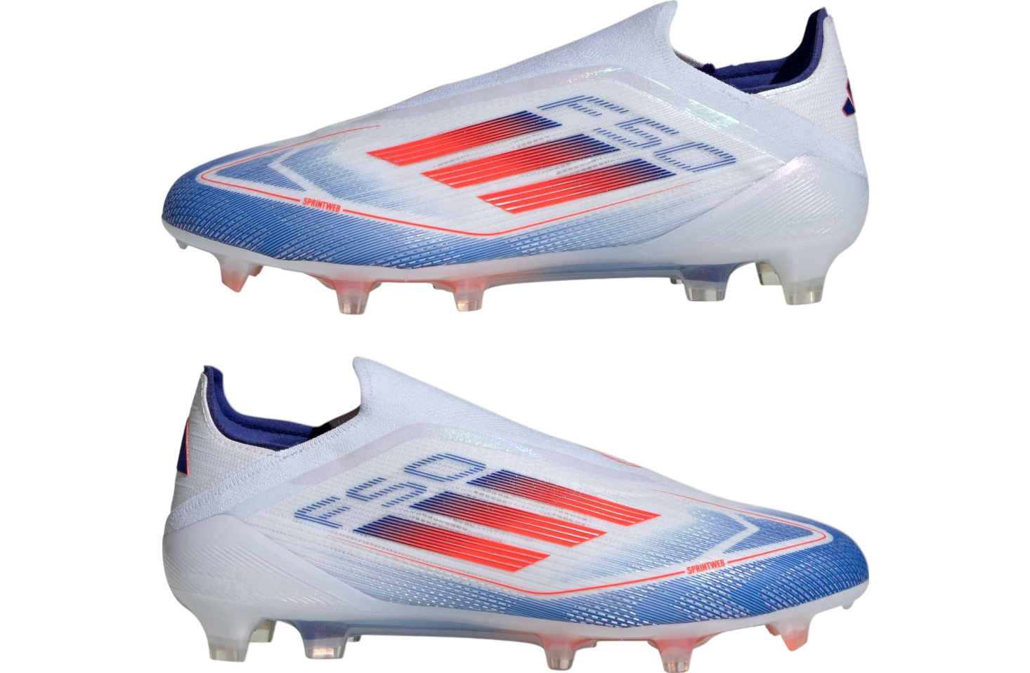 Adidas F50 Elite Laceless  FG WMNS Cloud White / Solar Red