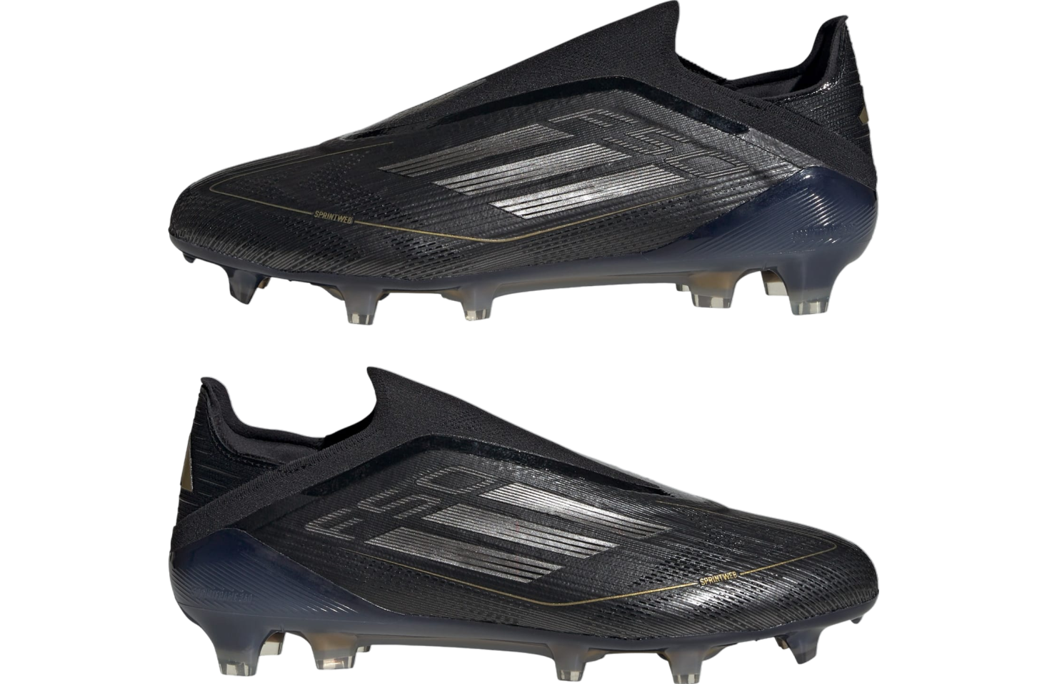 Adidas F50 Elite Laceless FG WMNS Core Black / Iron Metallic