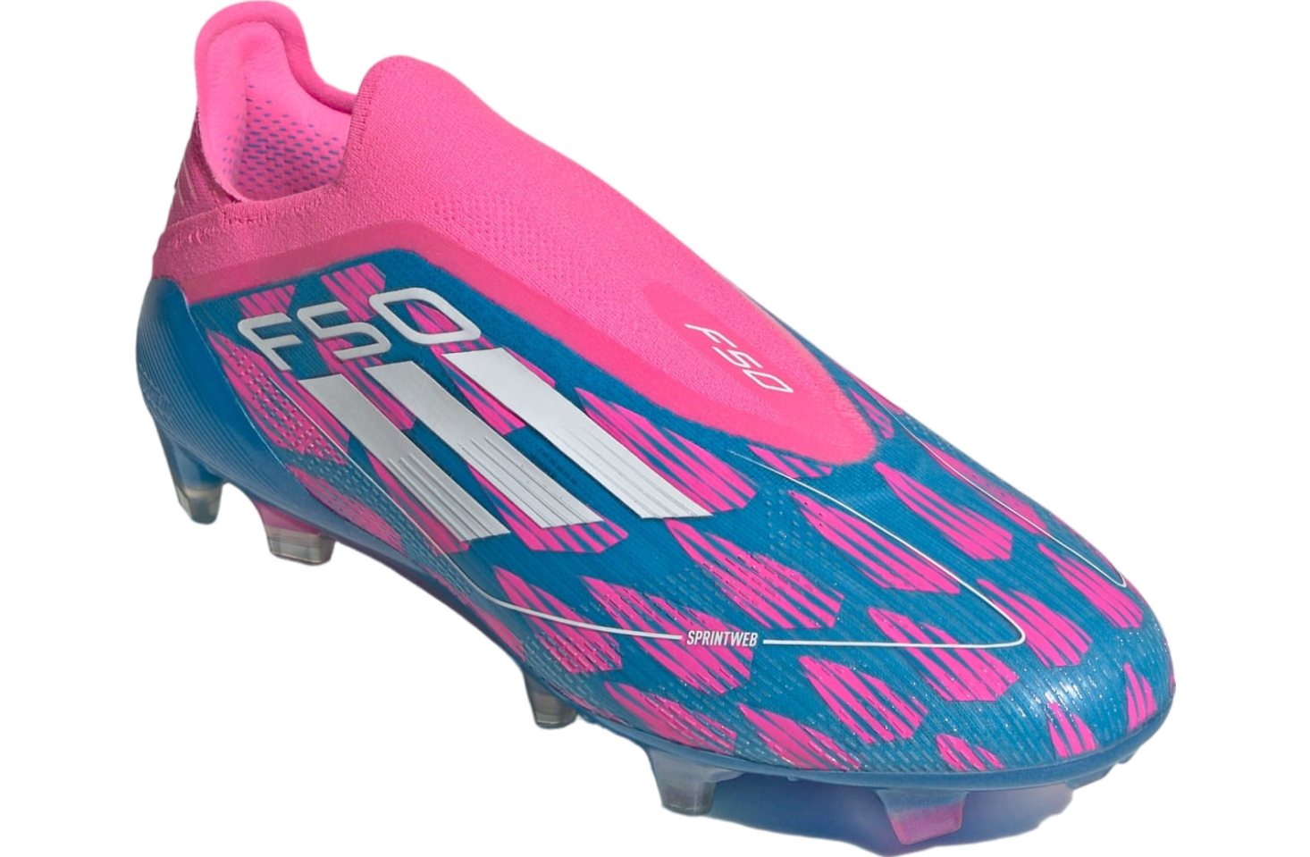 Adidas F50 Elite Laceless FG WMNS Solar Blue / Cloud White