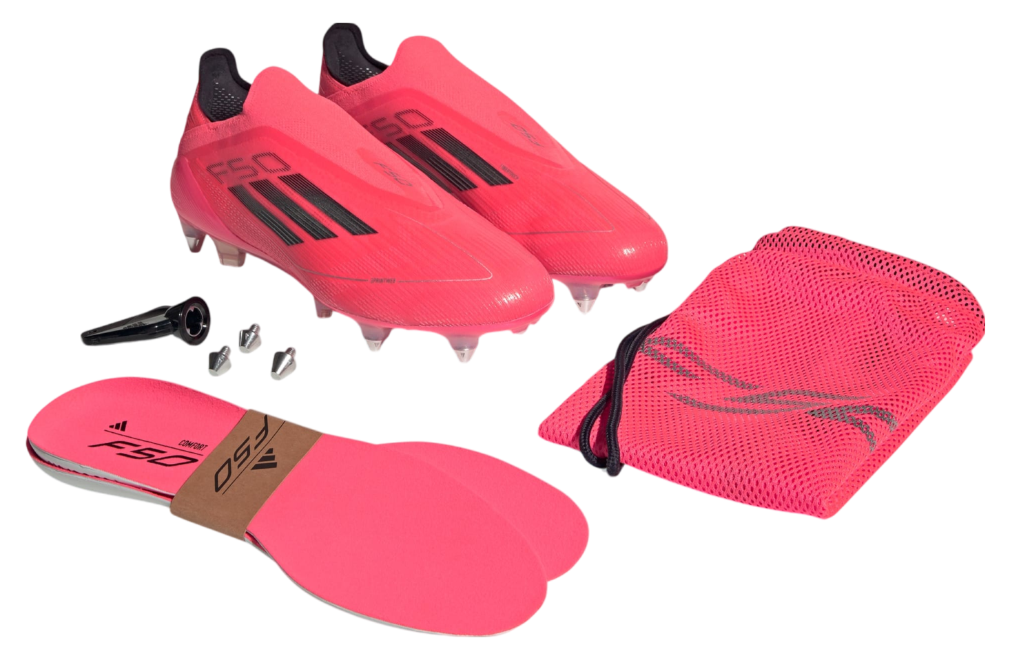 Adidas F50 Elite Laceless SG Turbo / Aurora Black