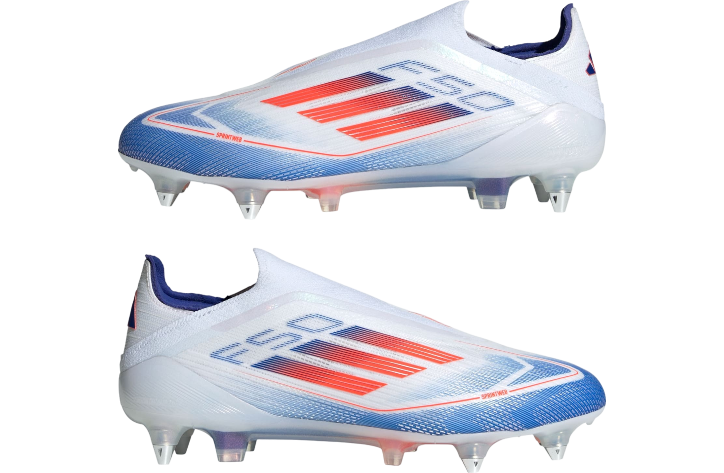 Adidas F50 Elite Laceless SG WMNS Cloud White / Solar Red