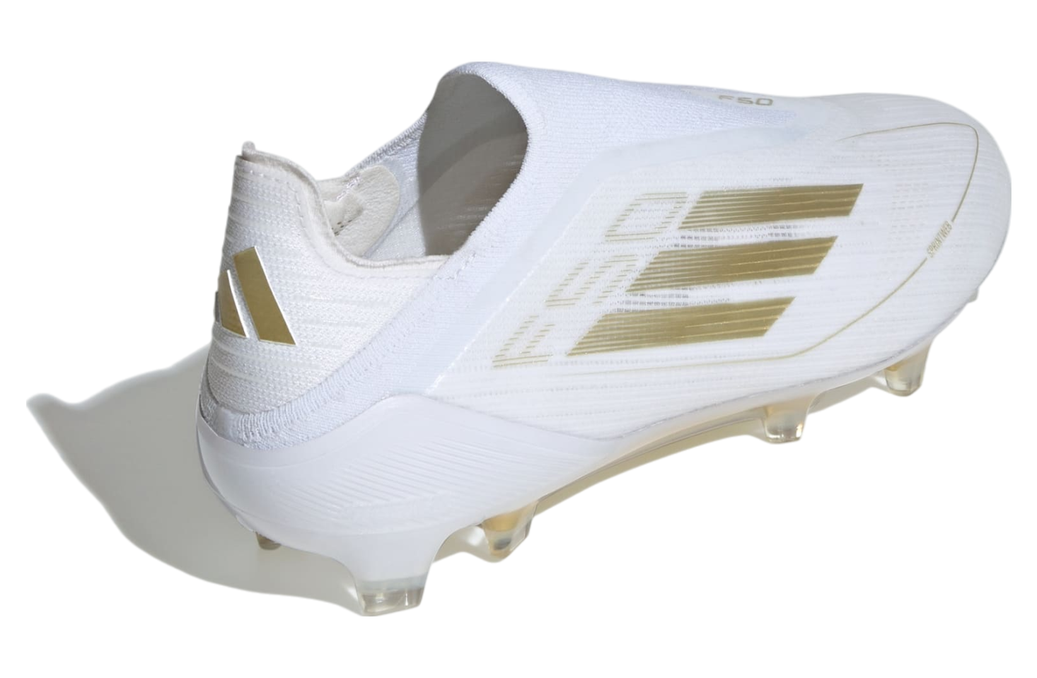 Adidas F50 Laceless Elite FG WMNS Cloud White / Gold Metallic