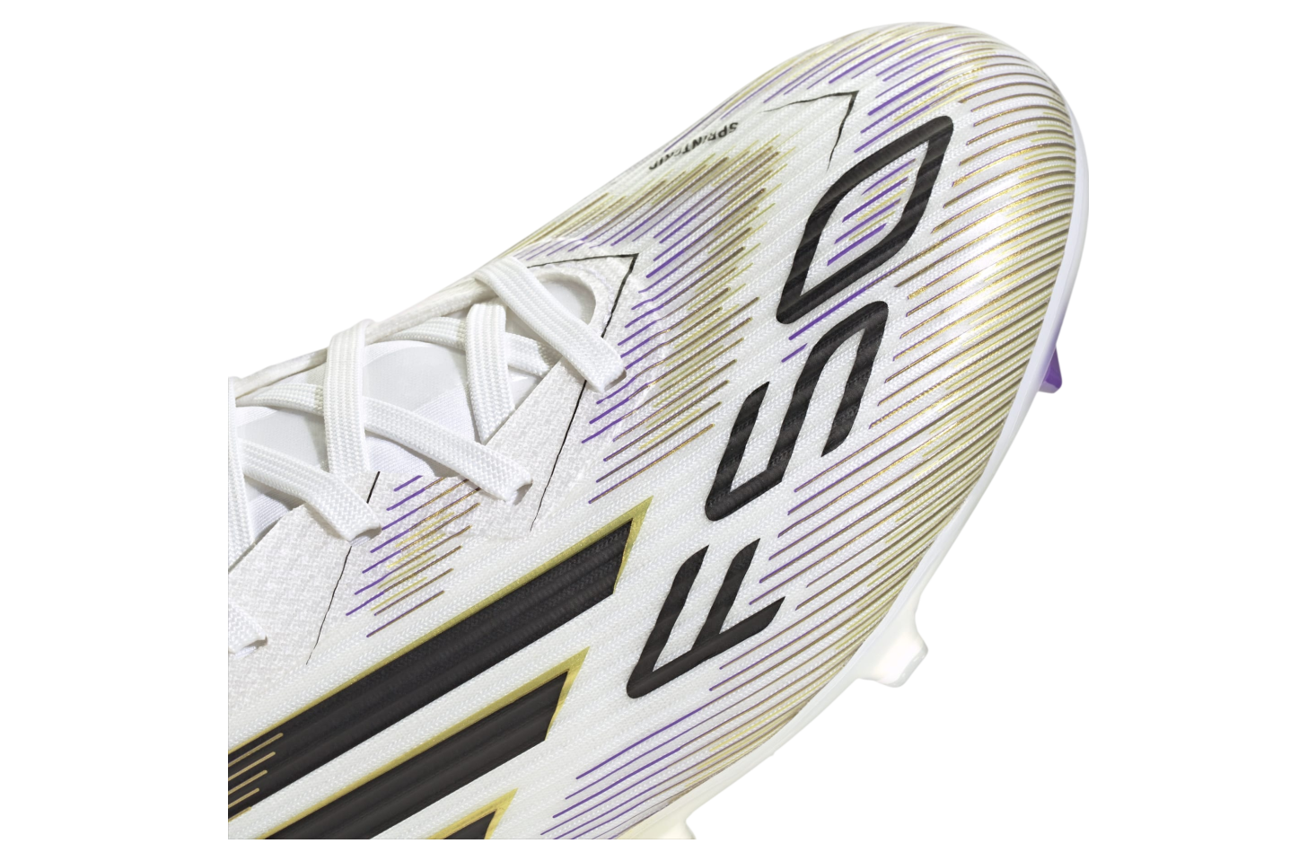 Adidas F50 League FG/MG Cloud White / Core Black / Gold Metallic