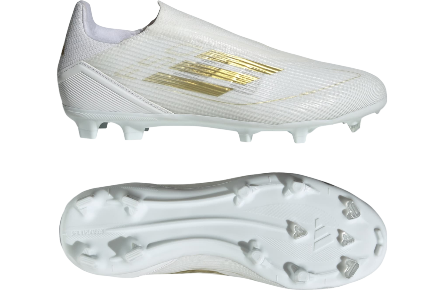 Adidas F50 League FG/MG Cloud White / Gold Metallic