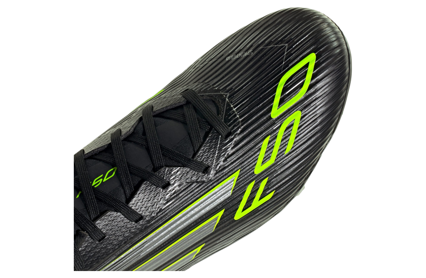 Adidas F50 League Fg/mg Core Black / Iron Metallic / Lucid Lemon